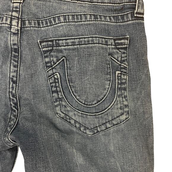 True Religion Men’s Ricky No Flap Relaxed Straight Jeans – New Drip – Size 34 - Picture 1 of 8